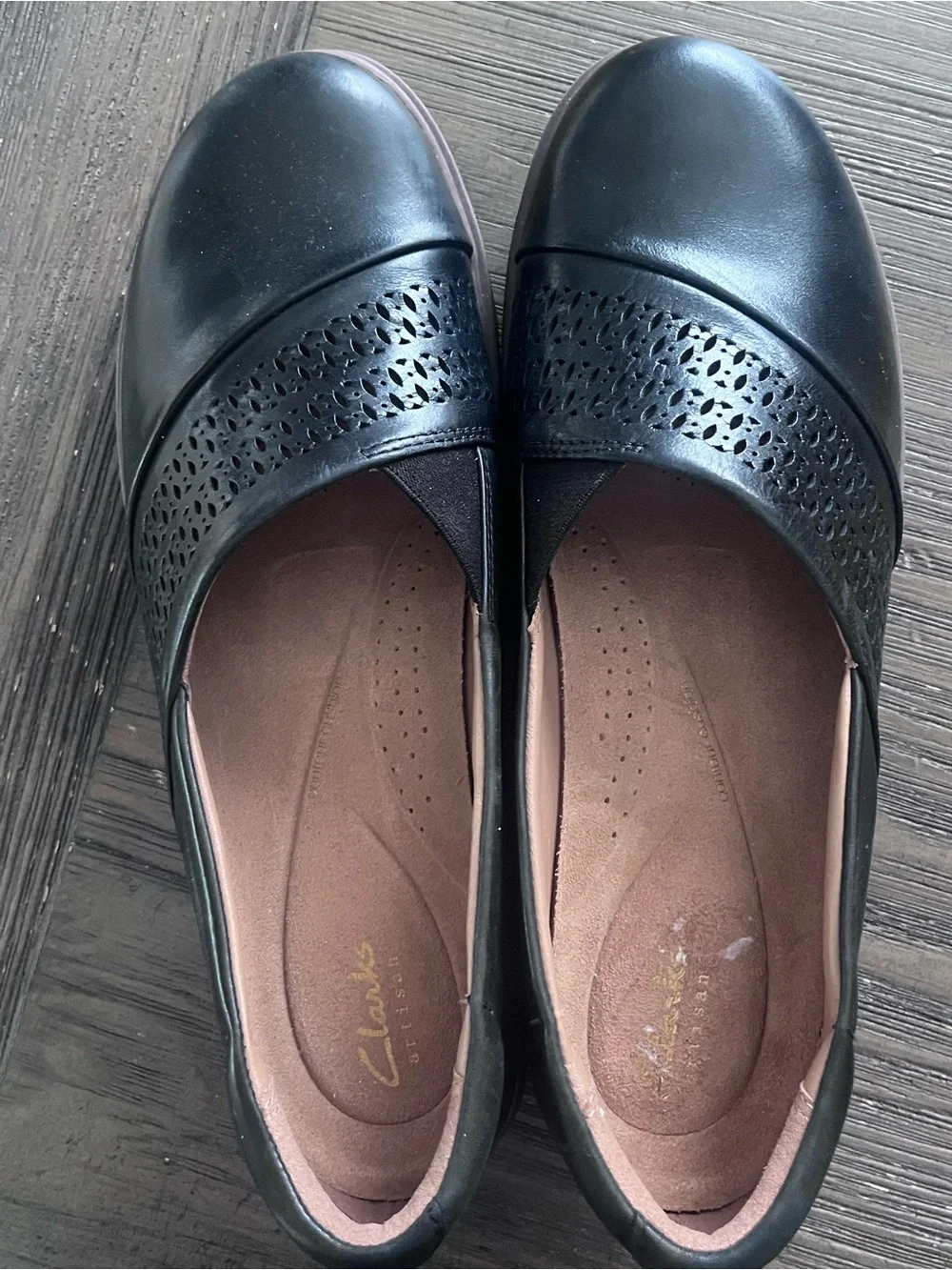 Clarks Women’s Black Certina Edge Shoes